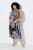 Ulla Popken 848948 Abito animalier Nero - Abiti estivi - Abiti estivi taglie forti
