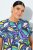 Ulla Popken 848980 Abito chemisier a fiori Lilla - Vestiti midi - Abiti midi taglie comode