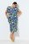 Ulla Popken 848980 Abito chemisier a fiori Lilla - Vestiti midi - Abiti midi taglie comode