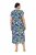 Ulla Popken 848980 Abito chemisier a fiori Lilla - Vestiti midi - Abiti midi taglie comode