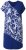 Ulla Popken 849033 Abito in chiffon a maniche corte con scollo a V Blu scuro - Abiti - Vestiti per tutte le taglie