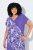 Ulla Popken 849033 Abito in chiffon fantasia Lilla - Abiti - Vestiti per tutte le taglie