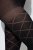 Ulla Popken 849047 Collant fantasia 100 den Nero - Collant & calzini - 