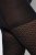 Ulla Popken 849050 Collant a quadri Nero - Collant & calzini - 