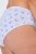 Ulla Popken 849098 Slip a fiori confezione da 5 Azzurro - Slip - 