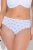 Ulla Popken 849098 Slip a fiori confezione da 5 Azzurro - Slip - 