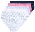 Ulla Popken 849098 Slip a fiori confezione da 5 Azzurro - Slip - 