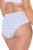 Ulla Popken 849098 Slip a fiori confezione da 5 Azzurro - Slip - 
