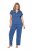 Ulla Popken 849144 Pigiama animalier Blu scuro - Pigiami/Loungewear - 