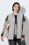 Ulla Popken 849221 Gilet trapuntato con collo a coste Grigio - Gilet - 