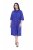 Ulla Popken 849541 Abito chemisier a maniche corte con coulisse Viola - Abiti chemisier - 