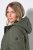 Ulla Popken 849552 Cappotto trapuntato Verde oliva - Cappotti - Cappotti taglie forti da donna