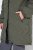 Ulla Popken 849552 Cappotto trapuntato Verde oliva - Cappotti - Cappotti taglie forti da donna