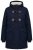 Ulla Popken 849619 Giacca HYPRAR impermeabile con fodera in teddy Blu scuro - Giacche - Giacche taglie forti da donna