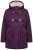 Ulla Popken 849619 Giacca antipioggia Viola scuro - Giacche - Giacche taglie forti da donna