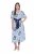Ulla Popken 849662 Abito chemisier a fiori Bianco panna - Vestiti midi - Abiti midi taglie comode