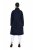 Ulla Popken 849803 Cappotto elasticizzato con collo alto Blu scuro - Cappotti - Cappotti taglie forti da donna