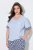Ulla Popken 849850 Pigiama a quadri Azzurro - Pigiami/Loungewear - 