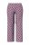 Ulla Popken 849850 Pigiama a quadri Rosso bacca - Pigiami/Loungewear - 