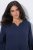 Ulla Popken 849856 Abito con volant Blu scuro - Vestiti midi - Abiti midi taglie comode