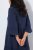 Ulla Popken 849856 Abito con volant Blu scuro - Vestiti midi - Abiti midi taglie comode