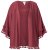 Ulla Popken 849860 Kimono Rosso ruggine - Cardigan - Cardigan da donna taglie forti