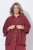 Ulla Popken 849860 Kimono Rosso ruggine - Cardigan - Cardigan da donna taglie forti