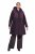 Ulla Popken 849908 Giacca antipioggia Bordeaux - Giacche - Giacche taglie forti da donna