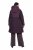 Ulla Popken 849908 Giacca antipioggia Bordeaux - Giacche - Giacche taglie forti da donna