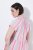 Ulla Popken 849969 Abito midi a righe con volant Rosa - Vestiti midi - Abiti midi taglie comode