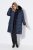 Ulla Popken 850041 Cappotto trapuntato Blu scuro - Cappotti - Cappotti taglie forti da donna