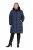 Ulla Popken 850041 Cappotto trapuntato Blu scuro - Cappotti - Cappotti taglie forti da donna