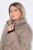Ulla Popken 850041 Cappotto trapuntato Tortora - Cappotti - Cappotti taglie forti da donna