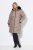 Ulla Popken 850041 Cappotto trapuntato Tortora - Cappotti - Cappotti taglie forti da donna