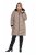 Ulla Popken 850041 Cappotto trapuntato Tortora - Cappotti - Cappotti taglie forti da donna