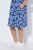 Ulla Popken 850121 Abito in jersey a maniche corte con scollo a V Blu - Abiti in jersey - 