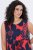 Ulla Popken 850175 Abito in jersey fantasia Corallo - Abiti in jersey - 