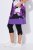 Ulla Popken 850175 Abito in jersey senza maniche con tasche Lilla - Abiti in jersey - 