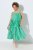 Ulla Popken 850197 Abito a righe con volant Verde - Abiti estivi - Abiti estivi taglie forti