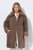 Ulla Popken 850251 Cappotto teddy Marrone chiaro - Cappotti - Cappotti taglie forti da donna