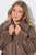 Ulla Popken 850251 Cappotto teddy Marrone chiaro - Cappotti - Cappotti taglie forti da donna