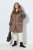 Ulla Popken 850251 Cappotto teddy Marrone chiaro - Cappotti - Cappotti taglie forti da donna
