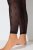 Ulla Popken 850264 Collant senza piede fantasia Nero - Collant & calzini - 