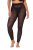 Ulla Popken 850264 Collant senza piede fantasia Nero - Collant & calzini - 