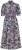 Ulla Popken 850298 Abito chemisier a fiori Blu scuro - Vestiti maxi - Abiti maxi taglie forti