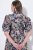 Ulla Popken 850298 Abito chemisier a fiori Blu scuro - Vestiti maxi - Abiti maxi taglie forti