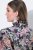 Ulla Popken 850298 Abito chemisier a fiori Blu scuro - Vestiti maxi - Abiti maxi taglie forti