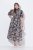 Ulla Popken 850298 Abito chemisier a fiori Blu scuro - Vestiti maxi - Abiti maxi taglie forti