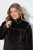 Ulla Popken 850310 Giacca in pelliccia sintetica Marrone scuro - Giacche - Giacche taglie forti da donna