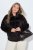 Ulla Popken 850310 Giacca in pelliccia sintetica Marrone scuro - Giacche - Giacche taglie forti da donna